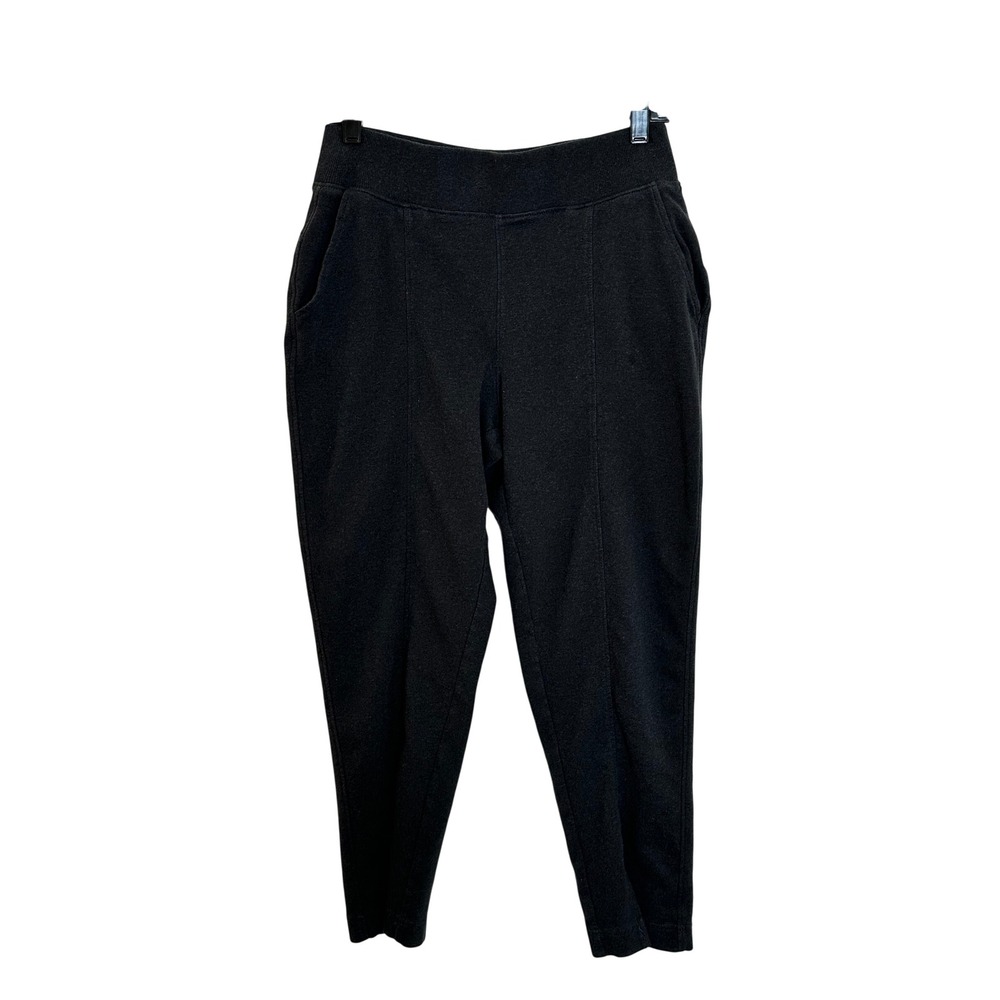 Pact Organic Cotton Ankle Length Sweatpants Size M Charcoal Gray Pockets